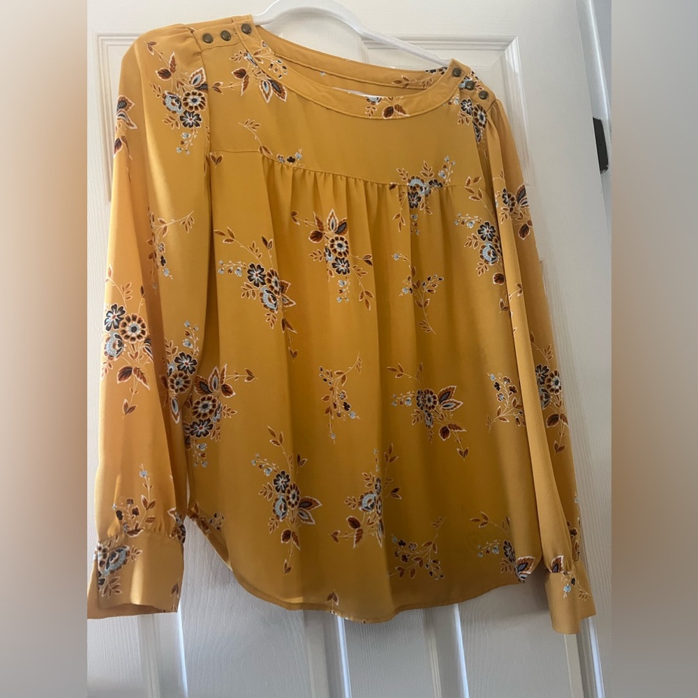 Light weight long sleeve blouse from Loft.